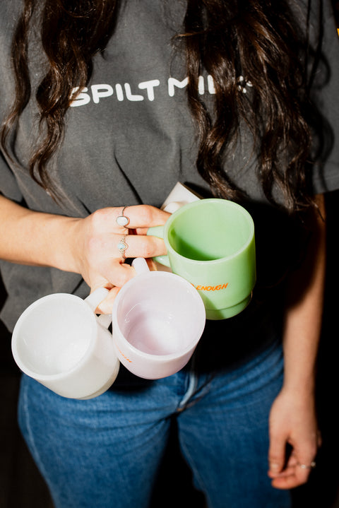 Milk Glass Mug - Wired Enough